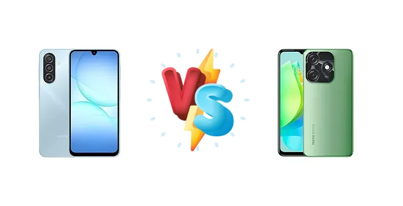 Samsung Galaxy M17 vs Tecno Spark 10C
