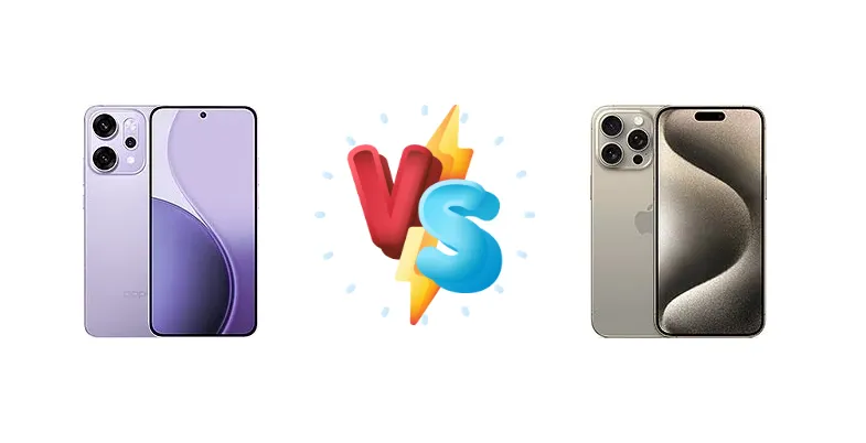 Oppo Reno15 Pro Max vs Apple iPhone 15 Pro Max