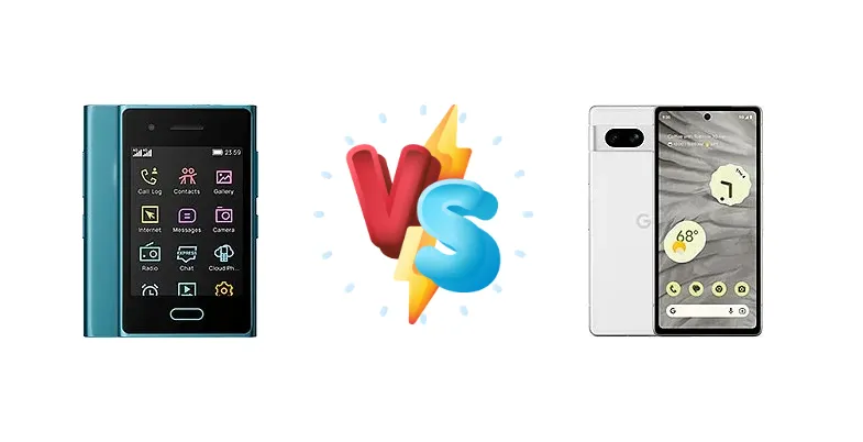 Pixel 7a vs HMD Touch 4G: Google's AI Power vs. Budget Basics