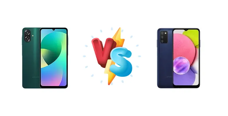 Samsung Galaxy F07 vs Samsung Galaxy A03s