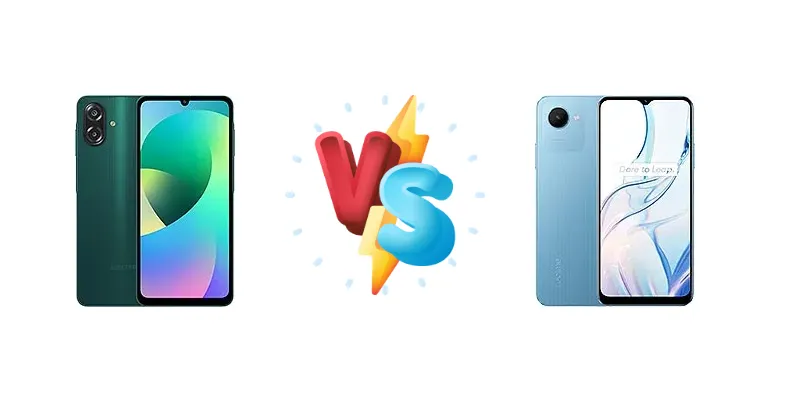 Samsung Galaxy F07 vs Realme C30s