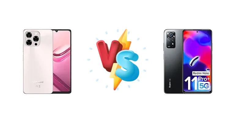 Doogee Note 58 Pro vs Xiaomi Redmi Note 11 Pro+ 5G (India)