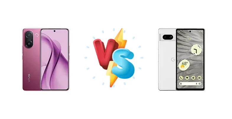 vivo V60e vs Google Pixel 7a