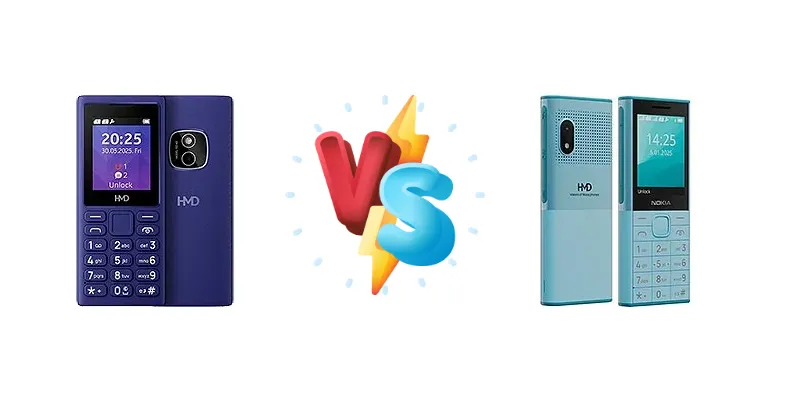 HMD 102 4G vs Nokia 150 Music