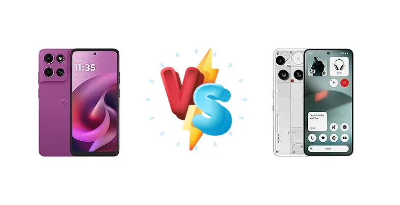 Motorola Moto G (2026) vs Nothing Phone (3)