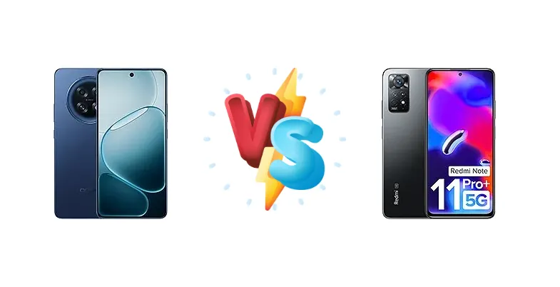 Oppo A6 GT vs Xiaomi Redmi Note 11 Pro+ 5G (India)