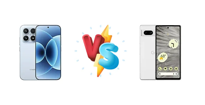 Xiaomi 17 vs Google Pixel 7a