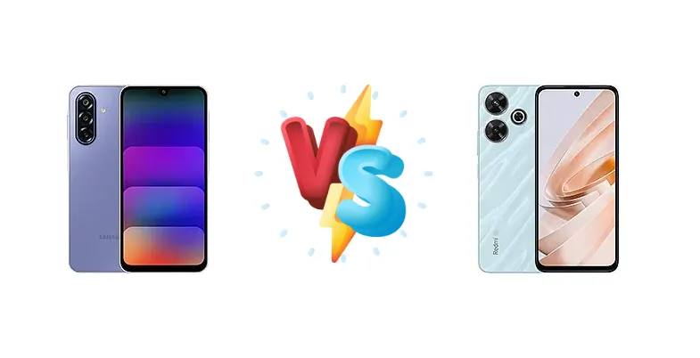Samsung Galaxy F17 vs Xiaomi Redmi Note 13R