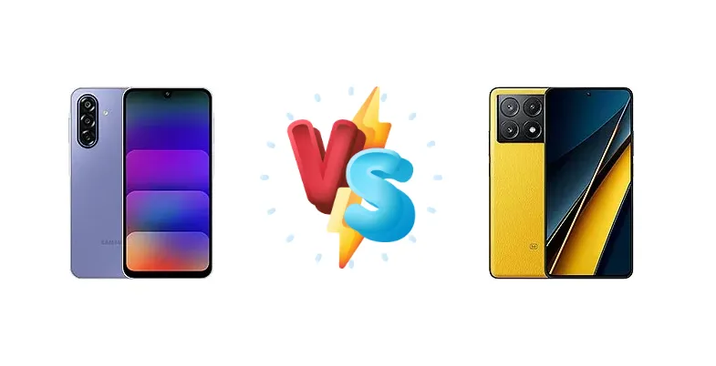 Samsung Galaxy F17 vs Xiaomi Poco X6 Pro