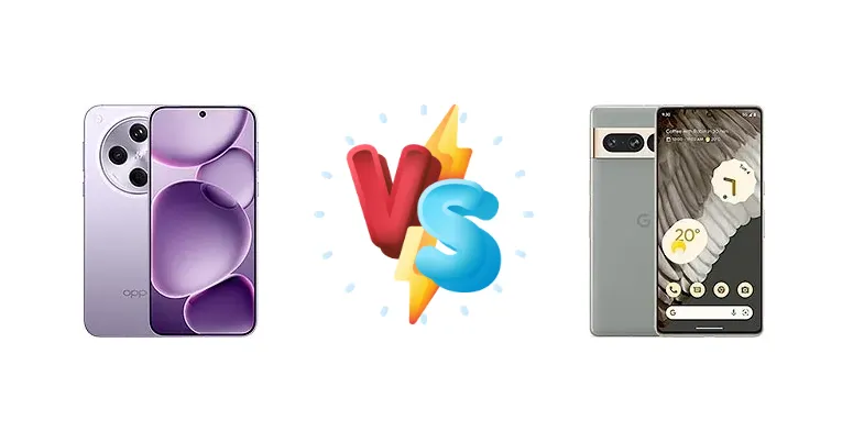 Dimensity 9500 vs Tensor G2: Oppo Find X9+ and Google Pixel 7 Pro Compared