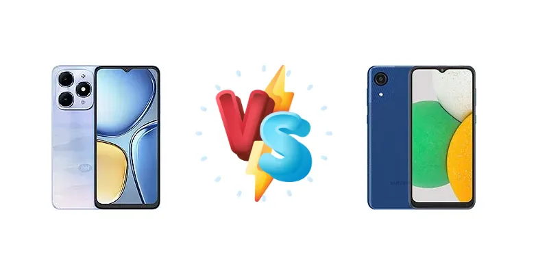 itel Zeno 20 vs Samsung Galaxy A03 Core