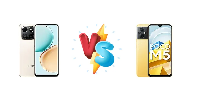 Honor X7d 4G vs Xiaomi Poco M5