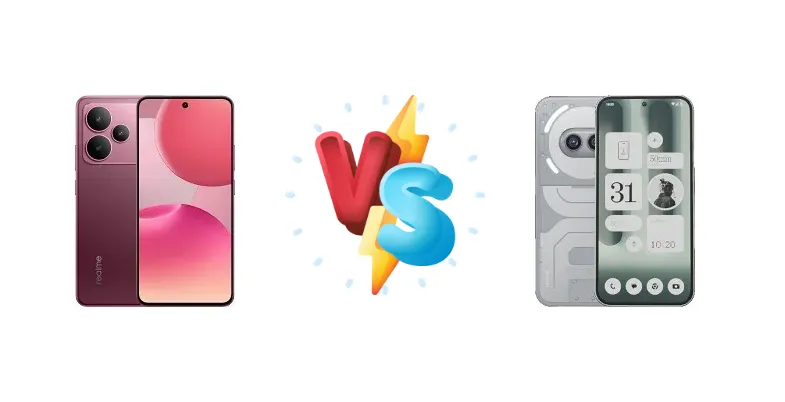 Realme P4 vs Nothing Phone (2a) Plus