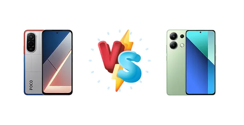 Poco M7 4G vs Redmi Note 13 4G: Battery Life and Brightness Showdown