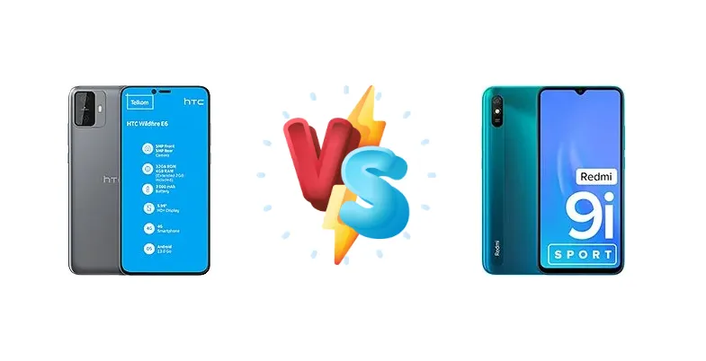 Budget Battle: HTC Wildfire E6 vs Xiaomi Redmi 9i Sport - Which Wins?