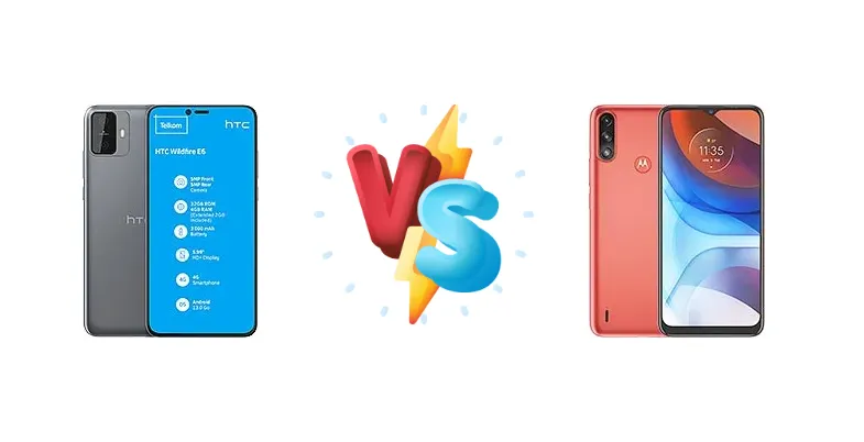 Budget Battle: HTC Wildfire E6 vs Motorola Moto E7i Power - Which Wins?