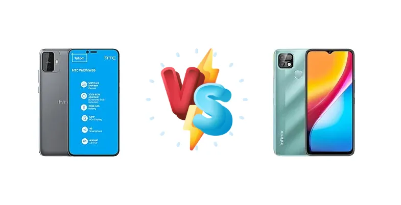 Budget Battle: HTC Wildfire E6 vs. Infinix Smart 5 Pro - Which Wins?