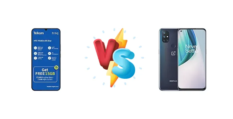 HTC Wildfire E6 Star vs OnePlus Nord N10 5G