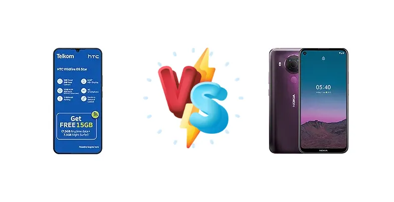 HTC Wildfire E6 Star vs Nokia 5.4