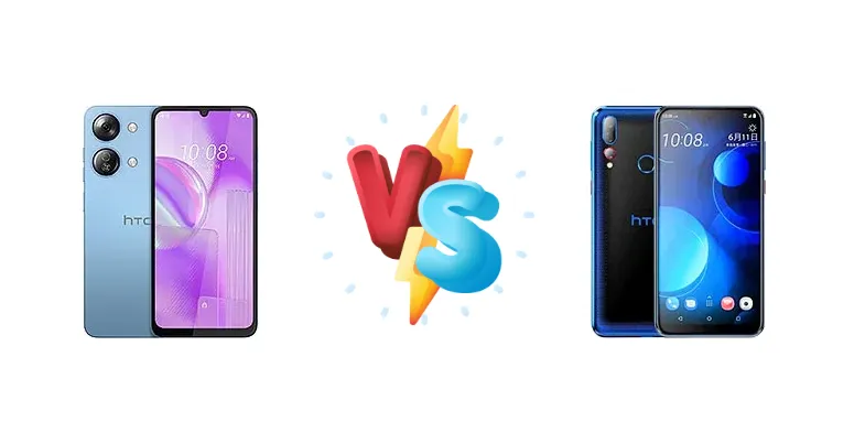 HTC Wildfire E4 Plus vs HTC Desire 19+