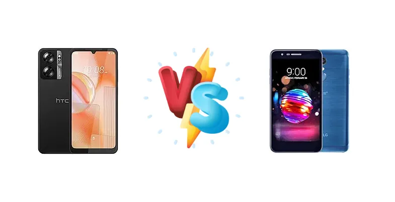 HTC Wildfire E5 vs LG K10 (2018)