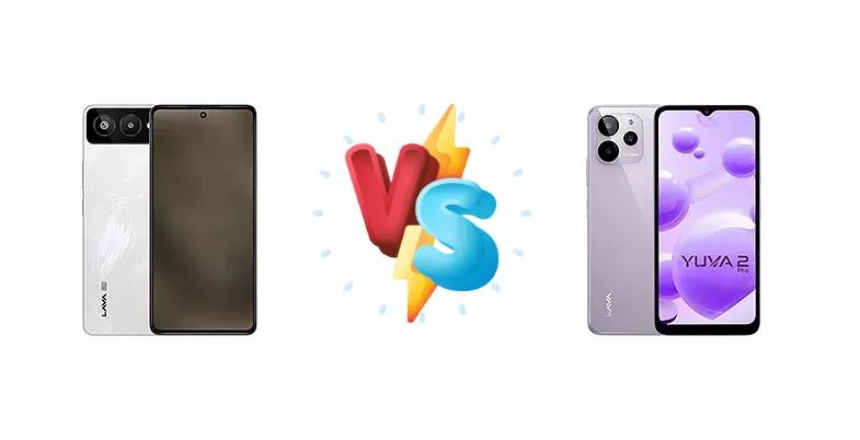 Lava Blaze Amoled 2 vs Lava Yuva 2 Pro