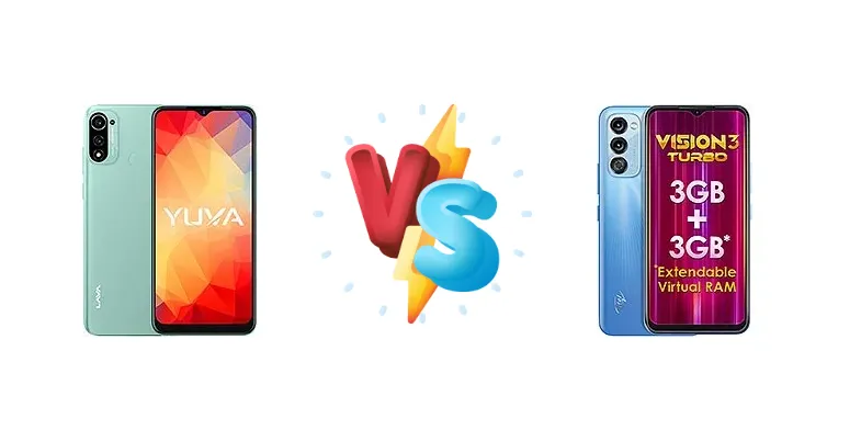 Lava Yuva vs itel Vision 3 Turbo
