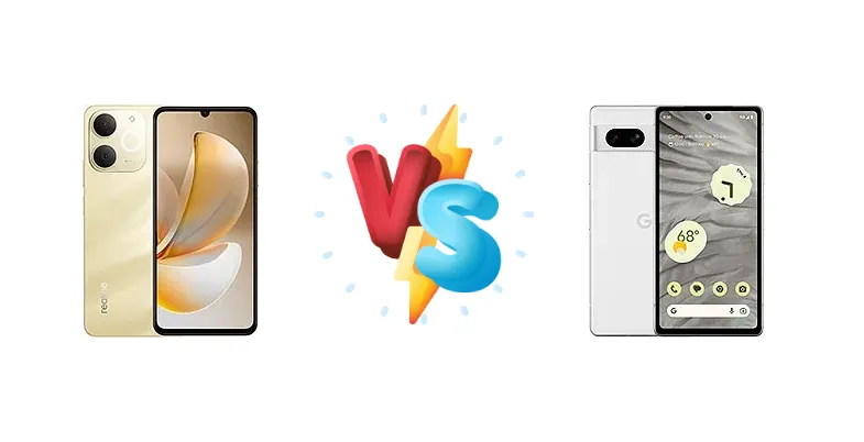 Realme Note 70T vs Google Pixel 7a: Budget Champion or Camera King?