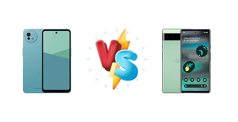 Sharp Aquos wish5 vs Google Pixel 6a