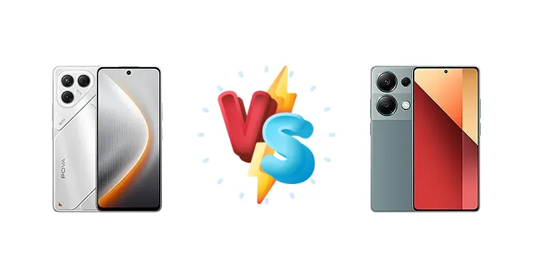 Tecno Pova 7 vs Xiaomi Redmi Note 13 Pro 4G
