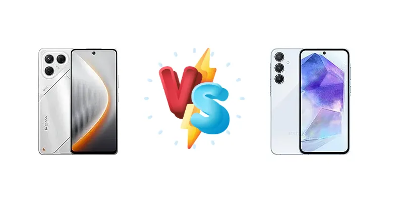 Tecno Pova 7 vs Samsung Galaxy A55