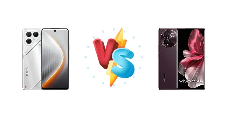 Tecno Pova 7 vs vivo V30e