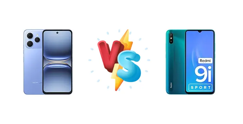 Tecno Spark 40 vs Xiaomi Redmi 9i Sport