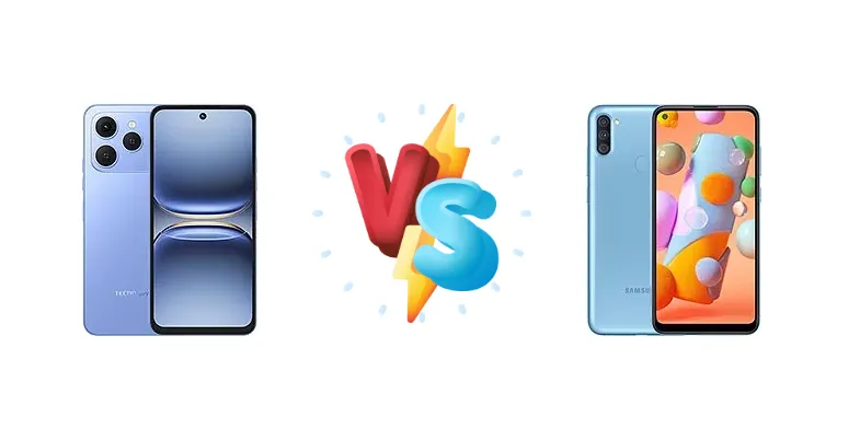 Tecno Spark 40 vs Samsung Galaxy A11