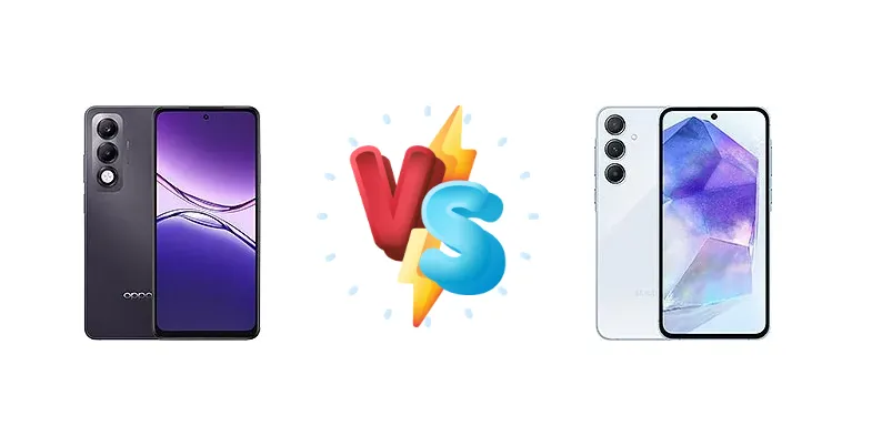 Oppo K13x vs Samsung Galaxy A55