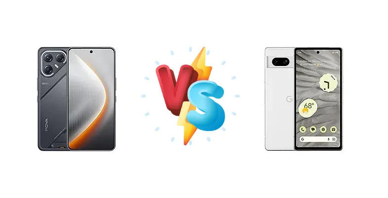 Tecno Pova 7 Ultra vs Google Pixel 7a