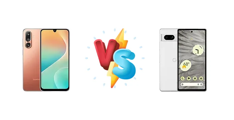 Samsung Galaxy M36 vs Google Pixel 7a