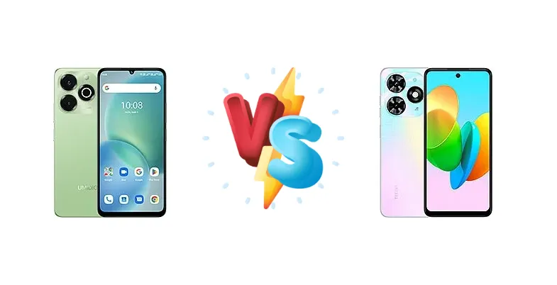 Umidigi G9x vs Tecno Spark 20C