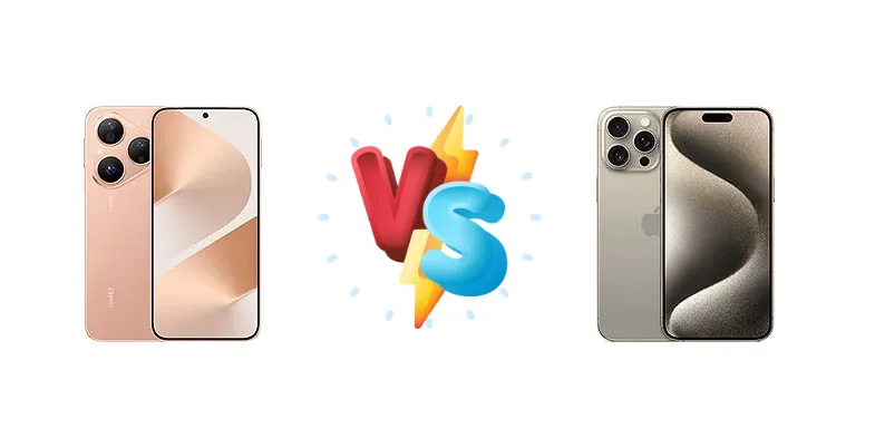 Huawei Pura 80 vs Apple iPhone 15 Pro Max