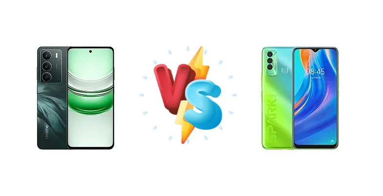 Realme C71 vs Tecno Spark 7P