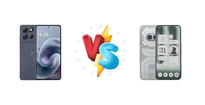 Endurance King vs. Fast Charger: Motorola Moto G86 Power vs. Nothing Phone (2a) Plus