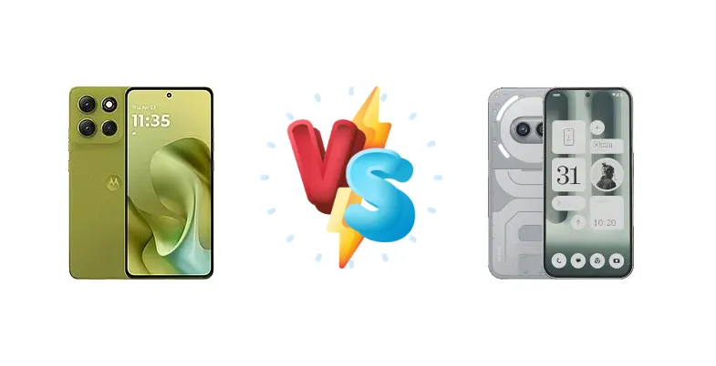 Motorola Moto G86 vs Nothing Phone (2a) Plus