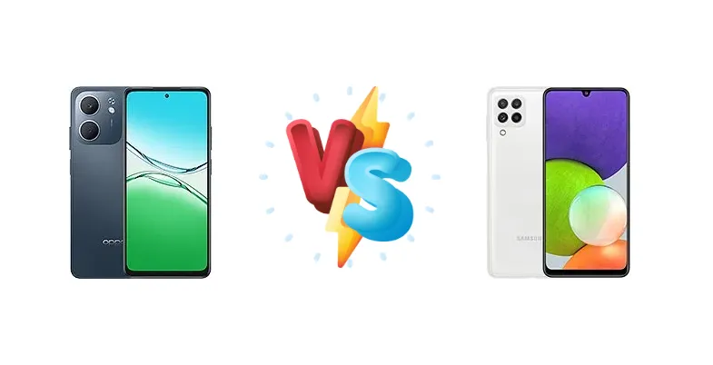Oppo A5x vs Samsung Galaxy A22: Dimensity Power vs. Endurance