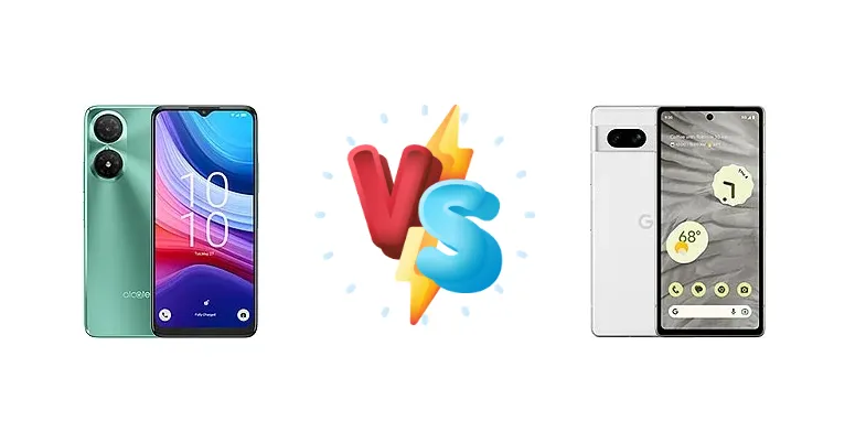 alcatel 3 (2025) vs Google Pixel 7a