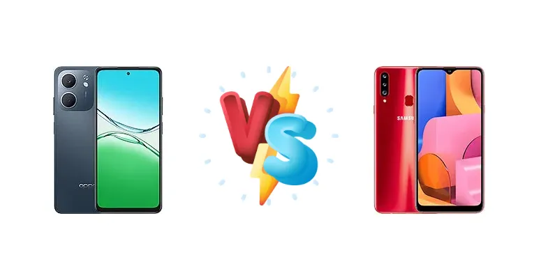 Snapdragon 6s Gen 1 vs. Snapdragon 450: Oppo A5x 4G and Samsung Galaxy A20s Compared