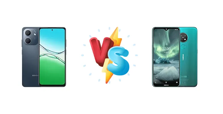 Oppo A5x 4G vs Nokia 7.2: Fast Charging and Modern Chipset Take the Lead