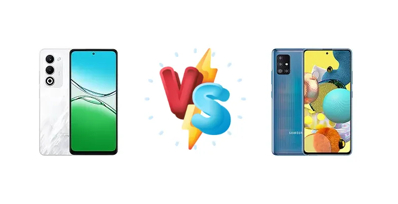 Oppo A5 vs Samsung Galaxy A51 5G UW