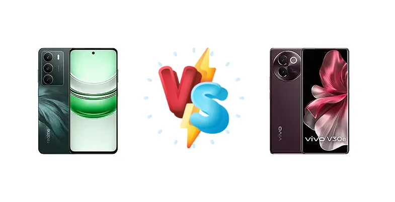 Realme C75 vs vivo V30e