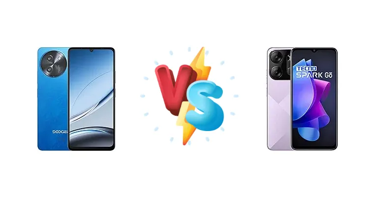 Doogee Note 59 vs Tecno Spark Go 2023