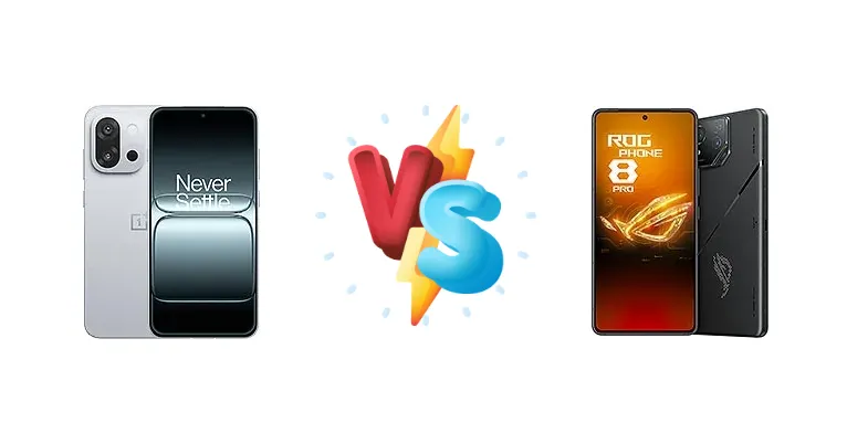 OnePlus 13T vs Asus ROG Phone 8 Pro
